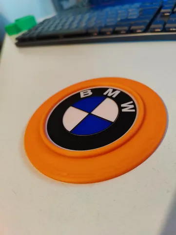 BMW Motorcycle kickstand pad / coaster