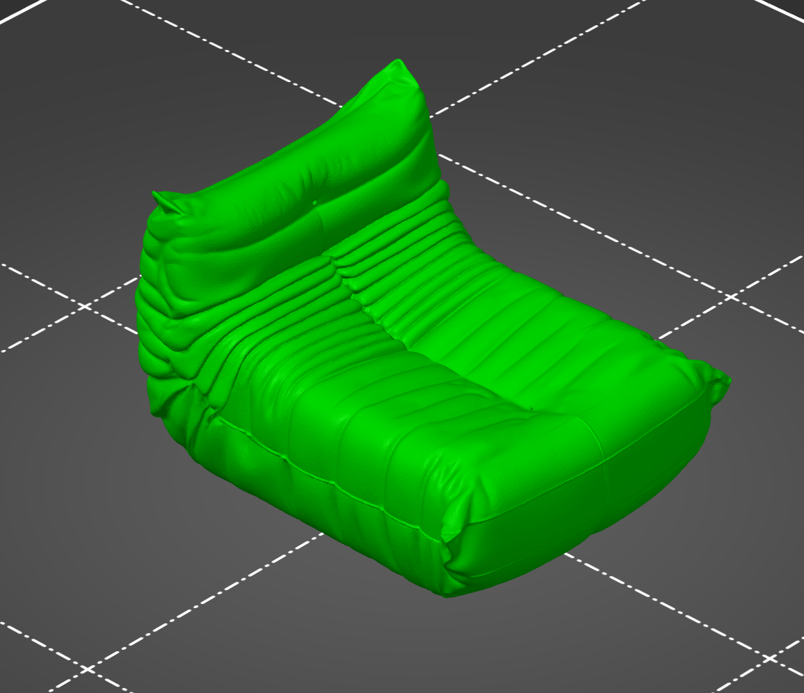 Model Armless Armchair Sofa Lounge