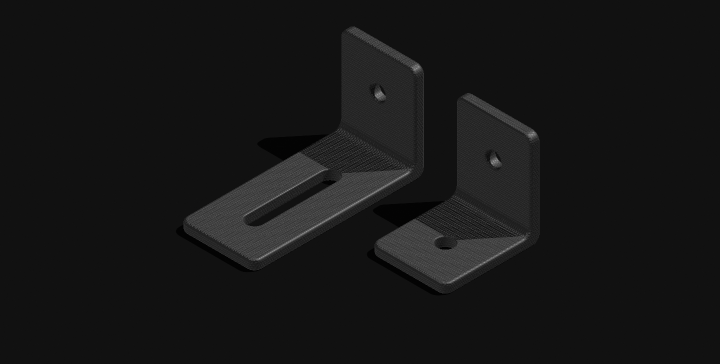 Right Angle Adapters for 1/4" mounting hole