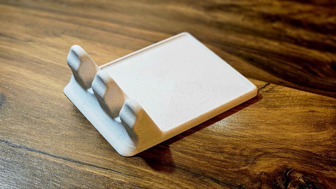 Miniatura 3 do modelo 3D Rounded Kitchen Spoon Rest