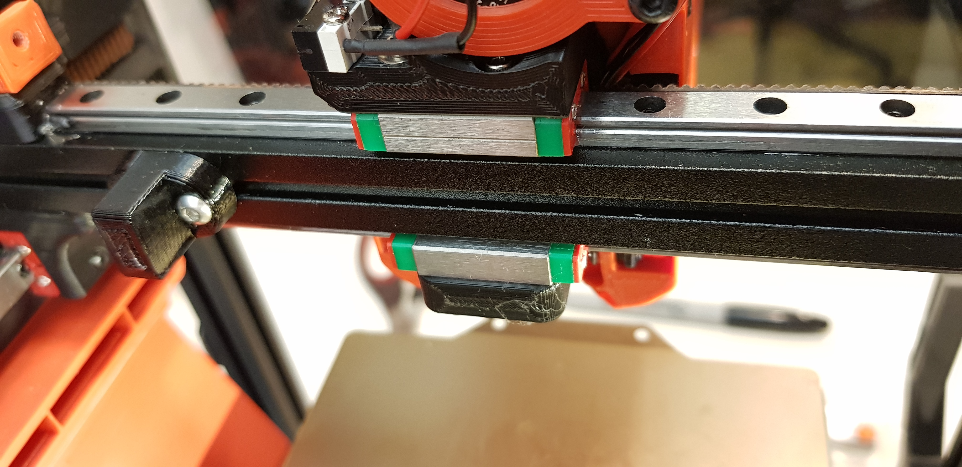 Parts for Voron 0.1 X-axis - Dual MGN7 Linear Rails