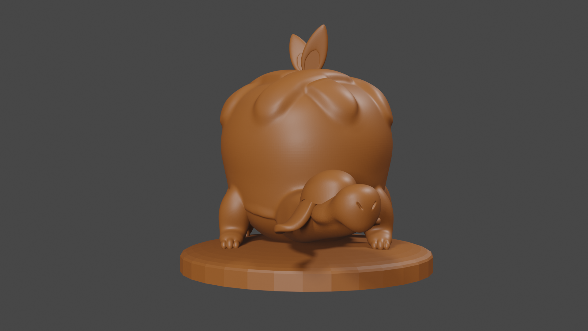 Pokemon inspired, Appletun, Tabletop DnD miniature