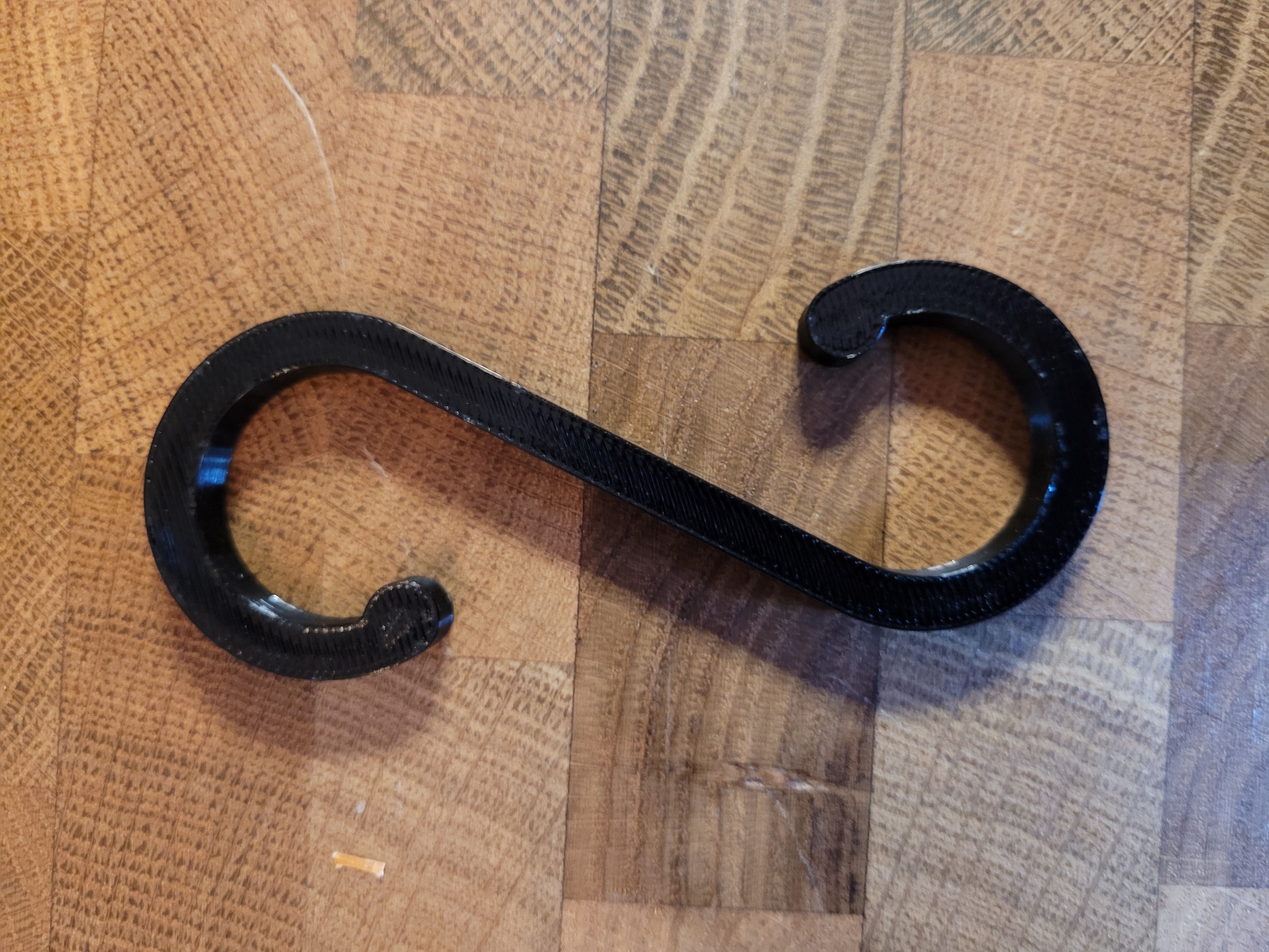 Miniatura 2 do modelo 3D Parametric S Hook, OpenSCAD