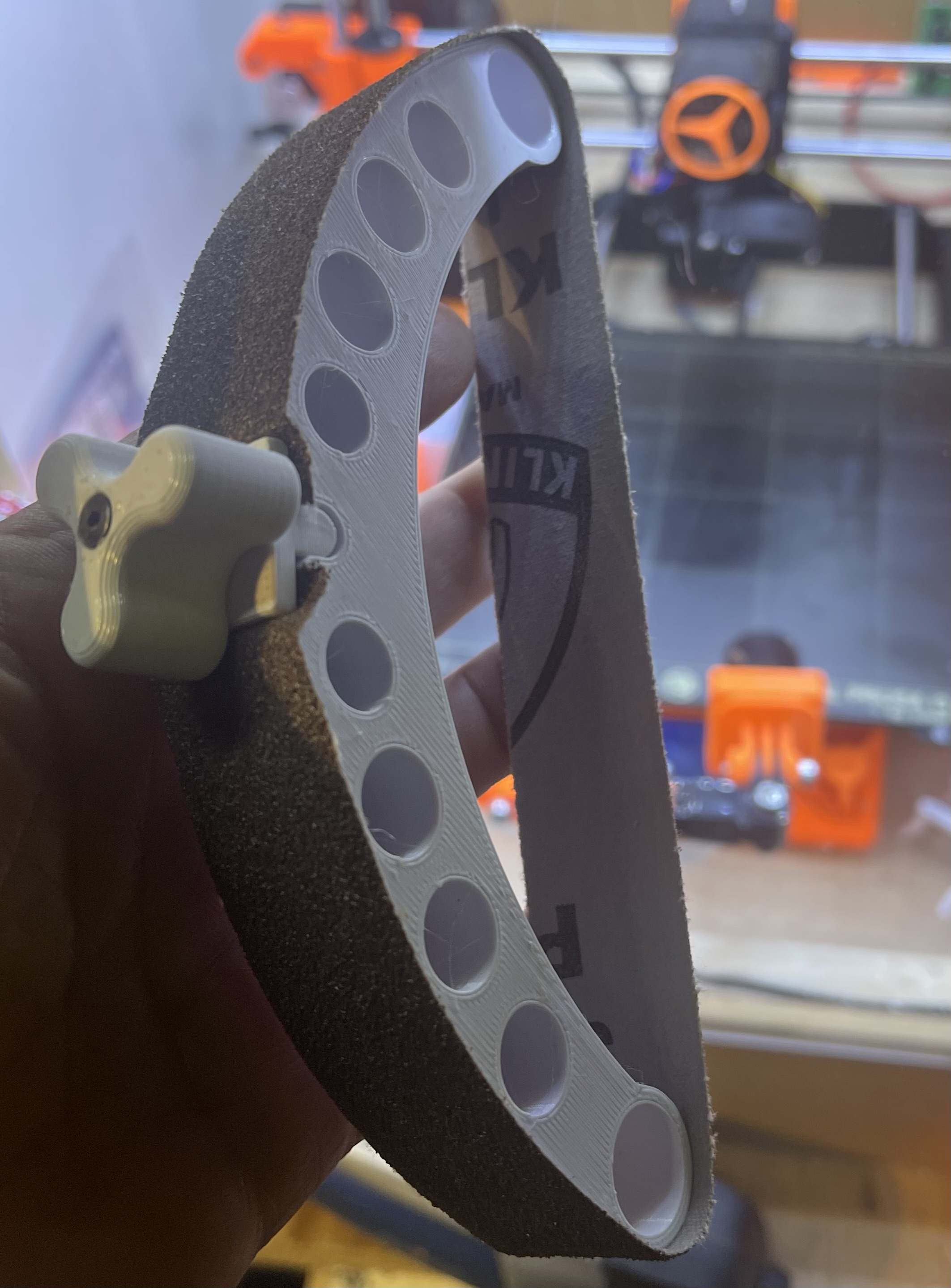MINI Bow Sander for strips of emery paper