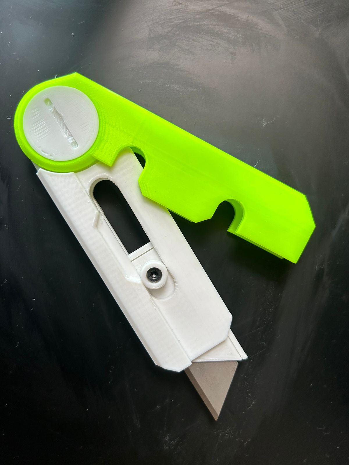 blade screw for gravity knife