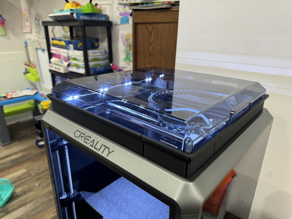 Miniatura 2 do modelo 3D Creality K1 Riser for LED Mod