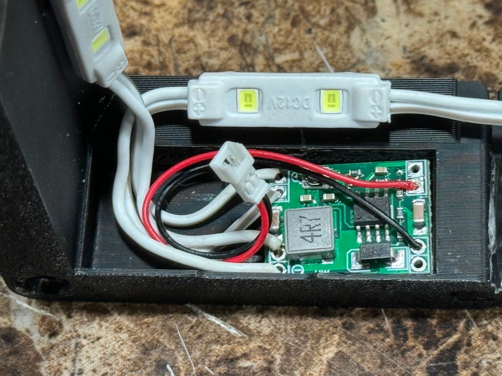 Miniatura 4 do modelo 3D Creality K1 Riser for LED Mod