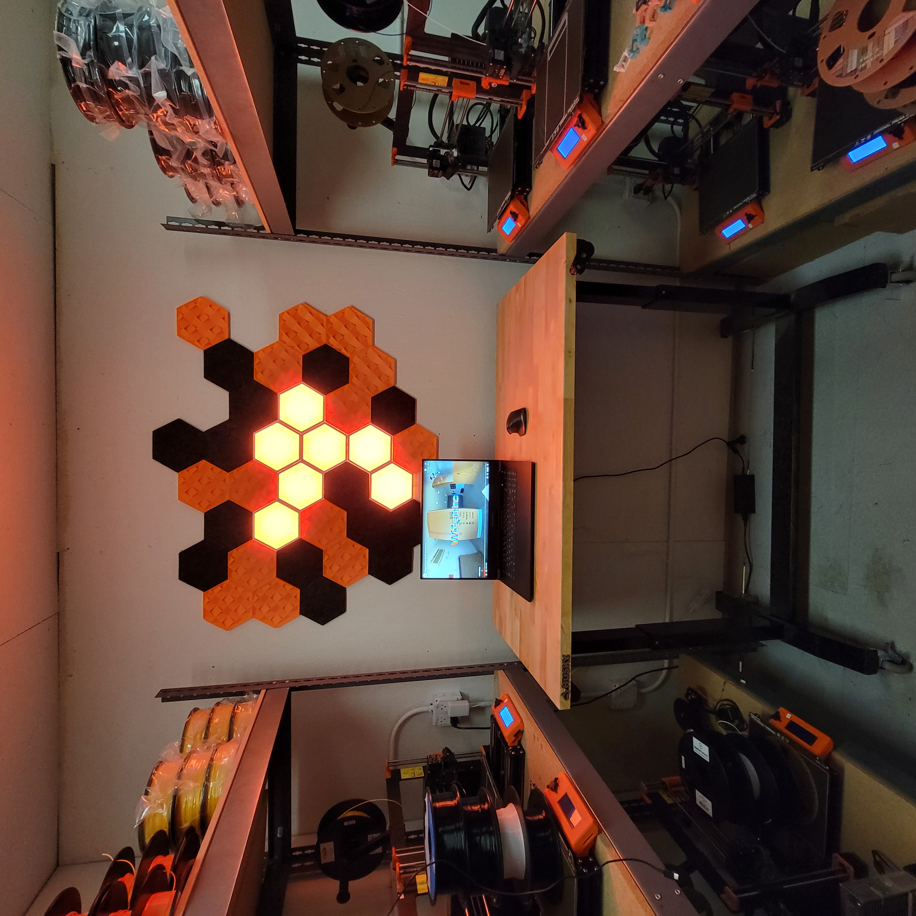 Hexagon Diffusion Panels for Cync or Govee Light Tiles