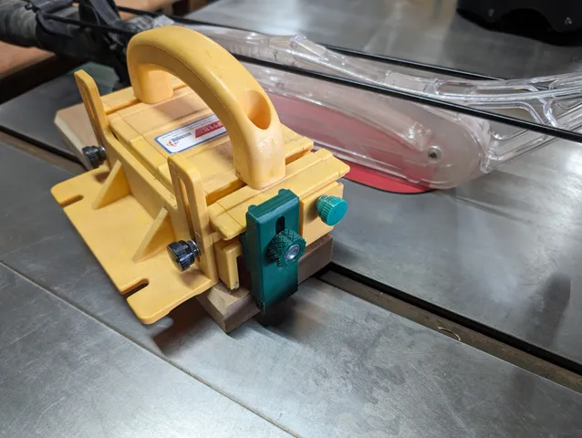 Table Saw Push Block Hook / Heel