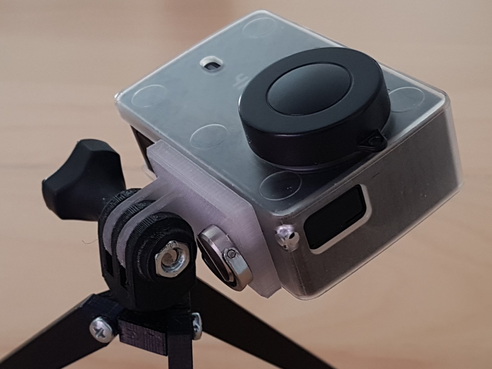 Quarter inch mount to GoPro style adapter by HD_Creator Download free