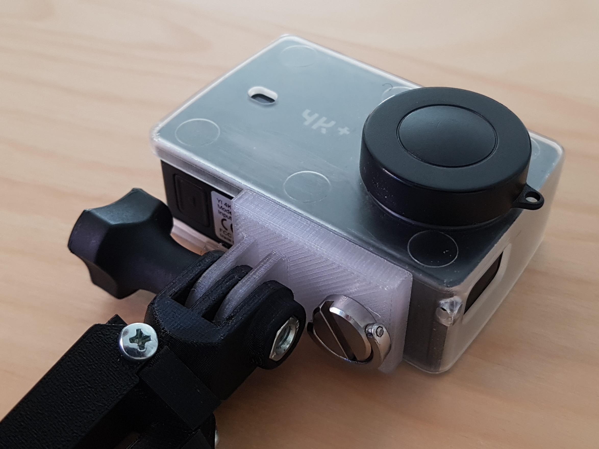 Quarter inch mount to GoPro style adapter