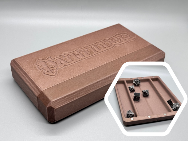 Dice and Pen Holder/Dice Tray for Pathfinder/DnD
