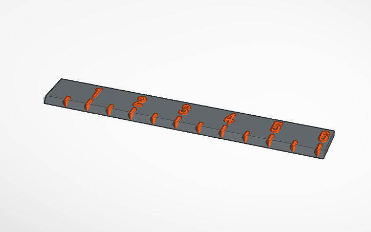Ruler Inches Ruler Ruler #1 by Best_codes | Download free STL model ...