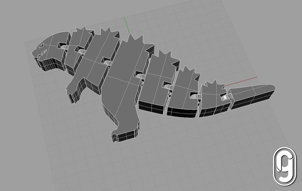 Miniatura 2 do modelo 3D Flex-zilla RG1