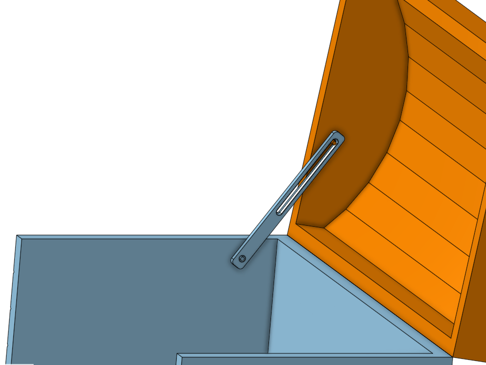 Chest/Trunk Lid Stay by oublue Download free STL model