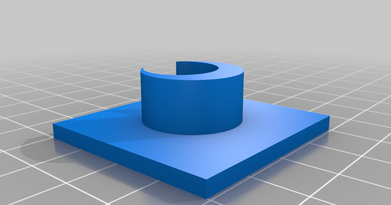 einfache Wandhalterung by Tom | Download free STL model | Printables.com