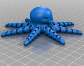articulated baby octopus