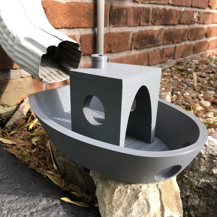Miniatura 2 do modelo 3D Downspout Splash Boat