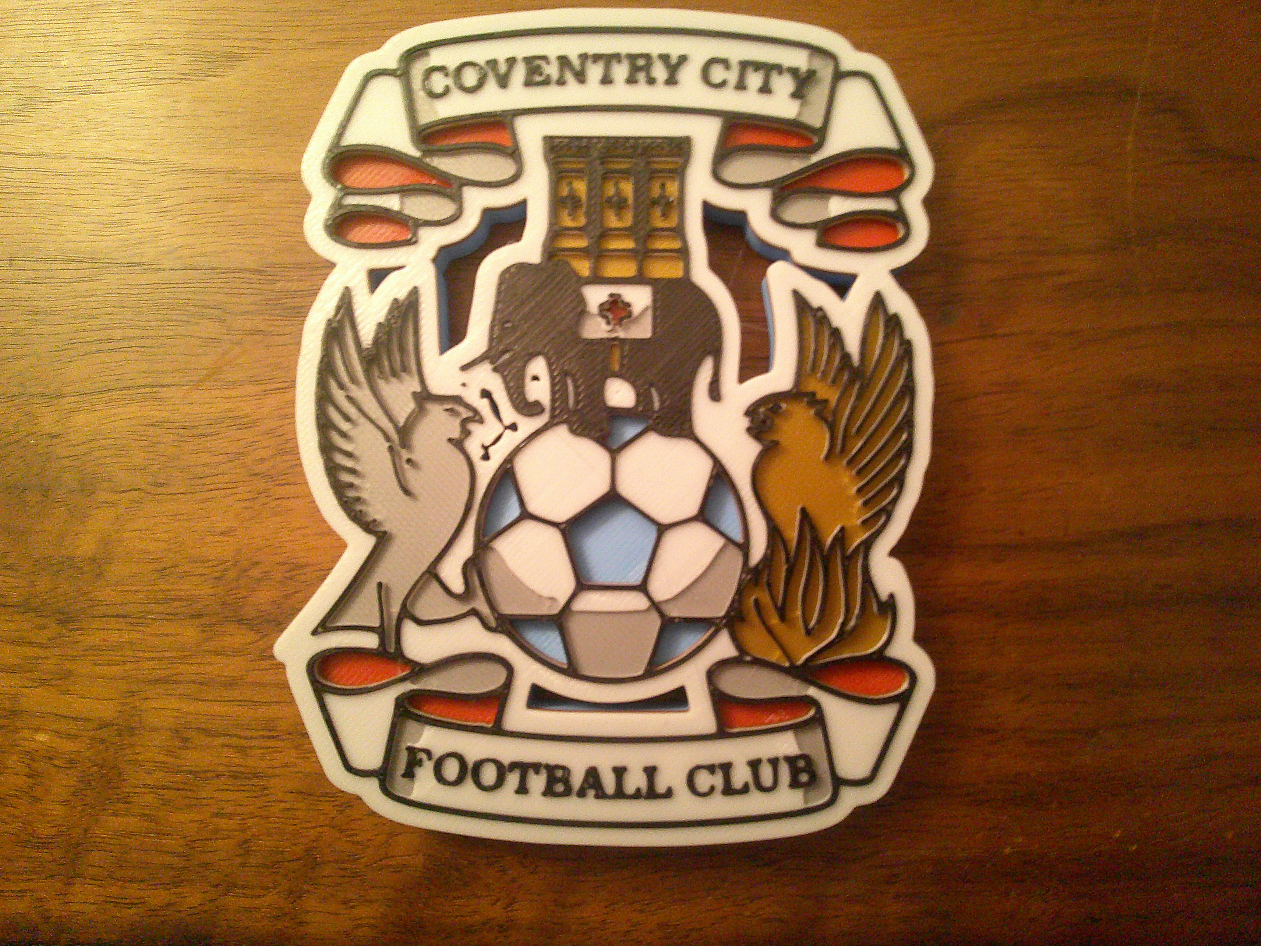 Coventry City Logo Coaster or Plaque