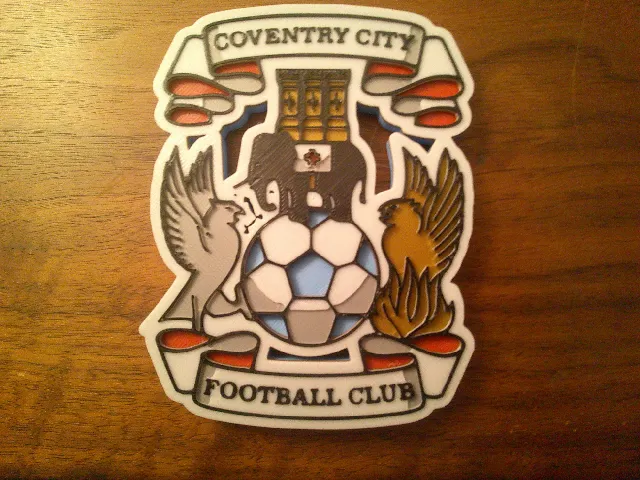 Coventry City Logo Coaster or Plaque