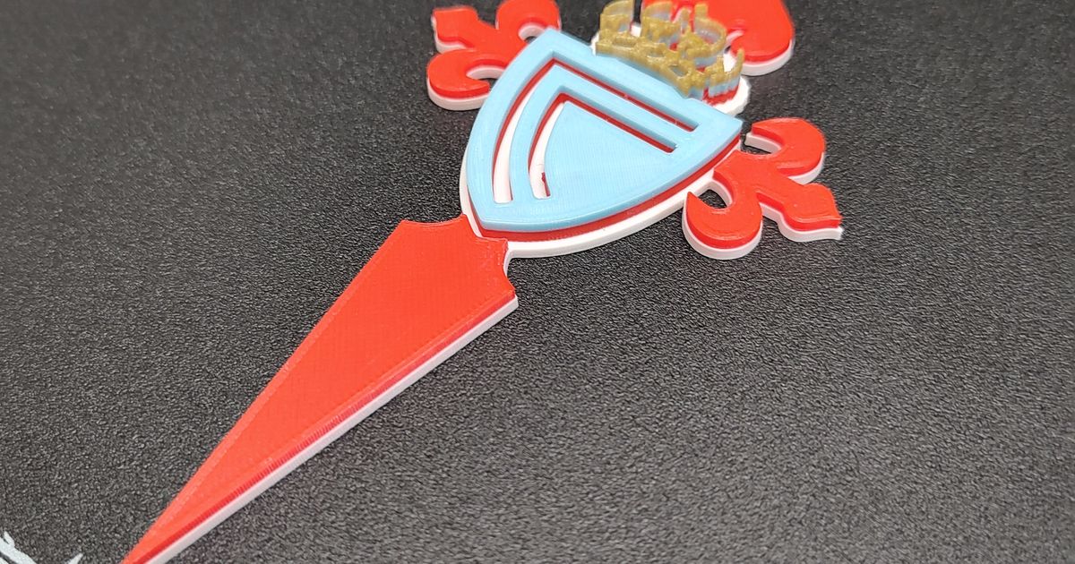 Celta de Vigo logo multicolor by Heissen | Download free STL model