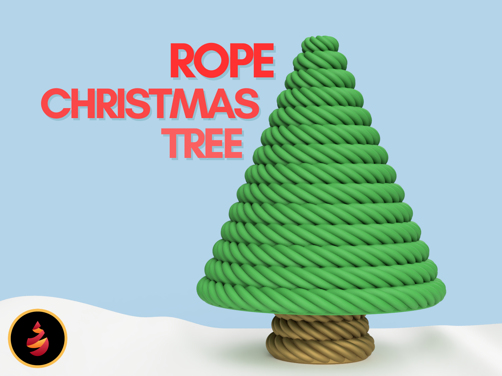 Rope Christmas Tree by JamesThePrinter | Download free STL model ...