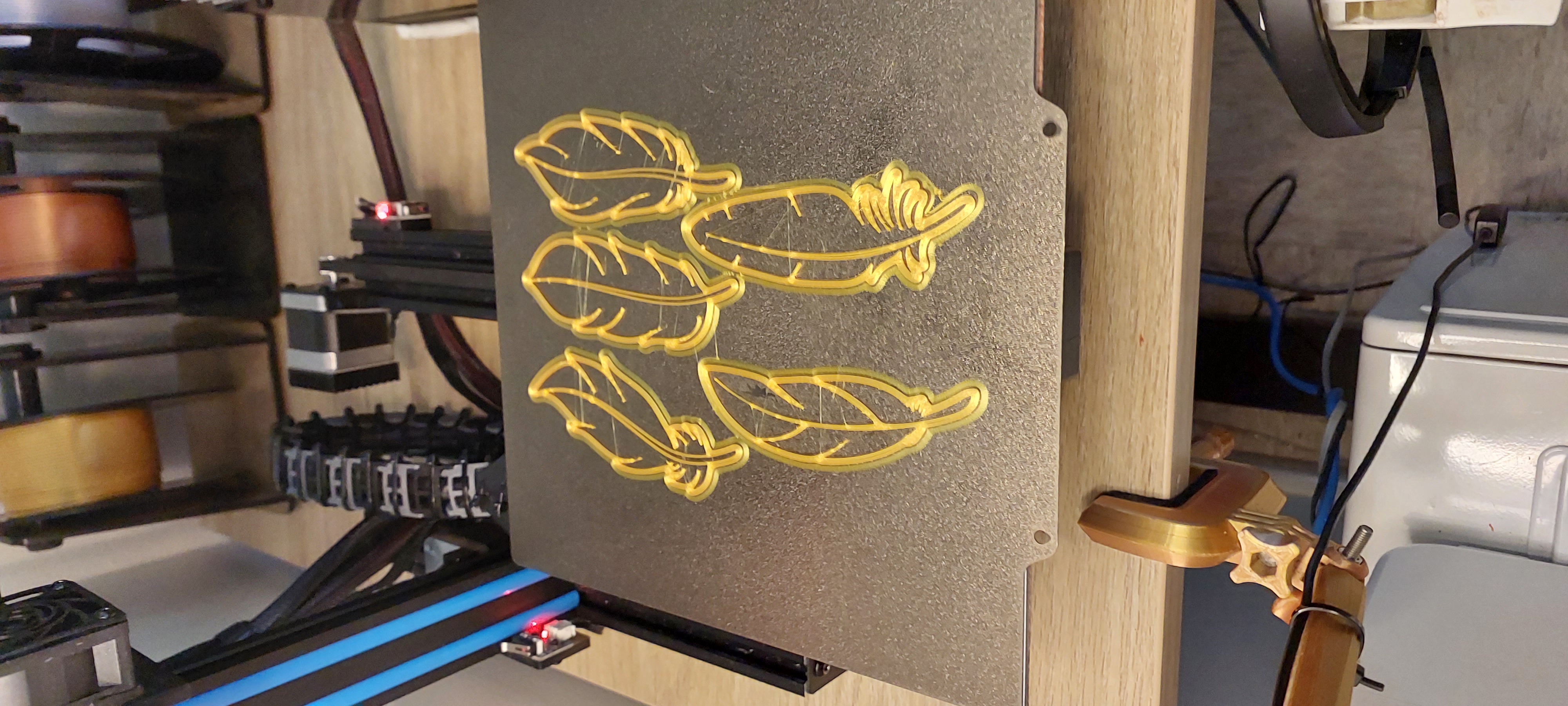 Miniatura 5 do modelo 3D Feather Bookmarks