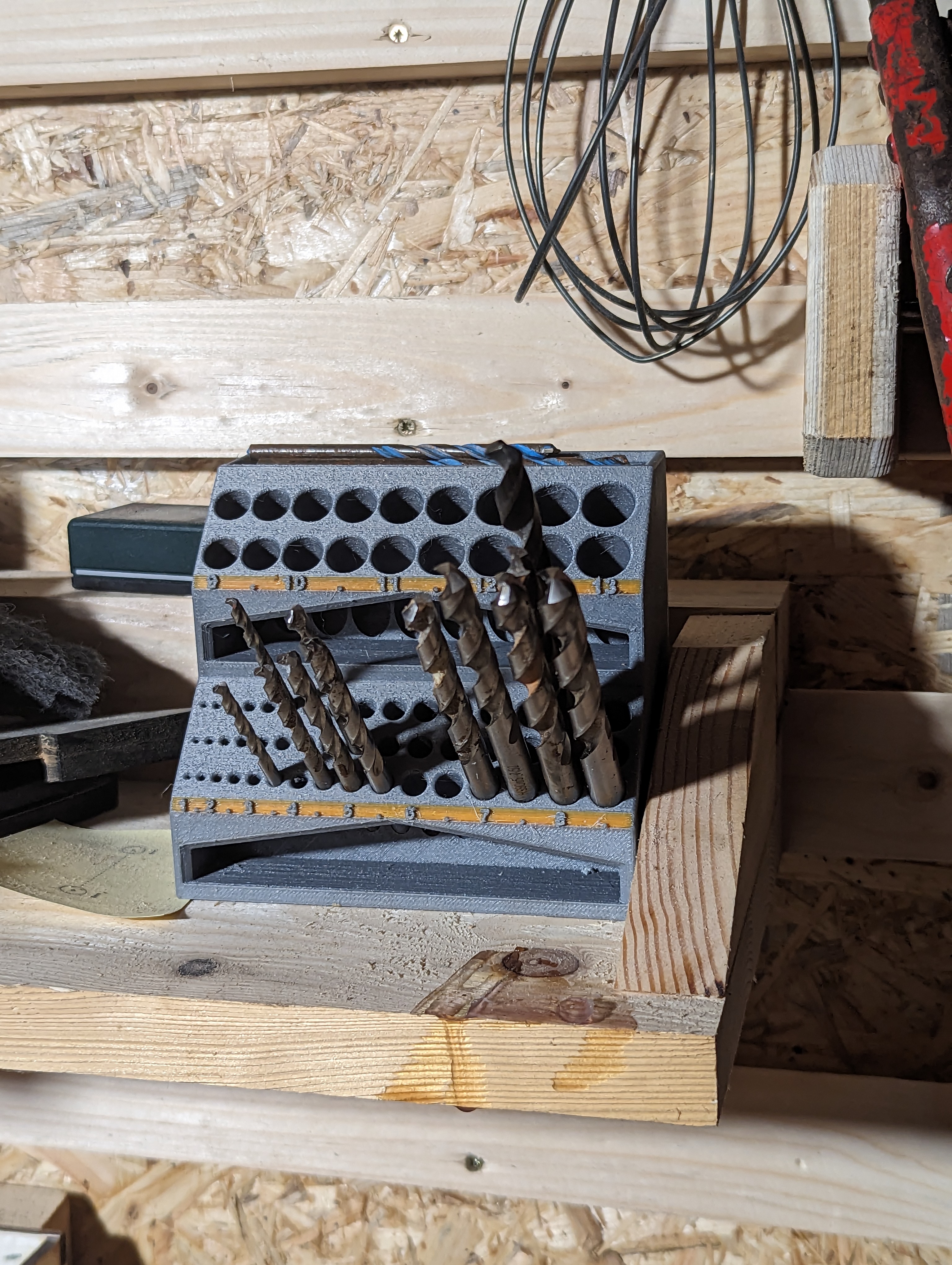Drill holder (for French cleat)