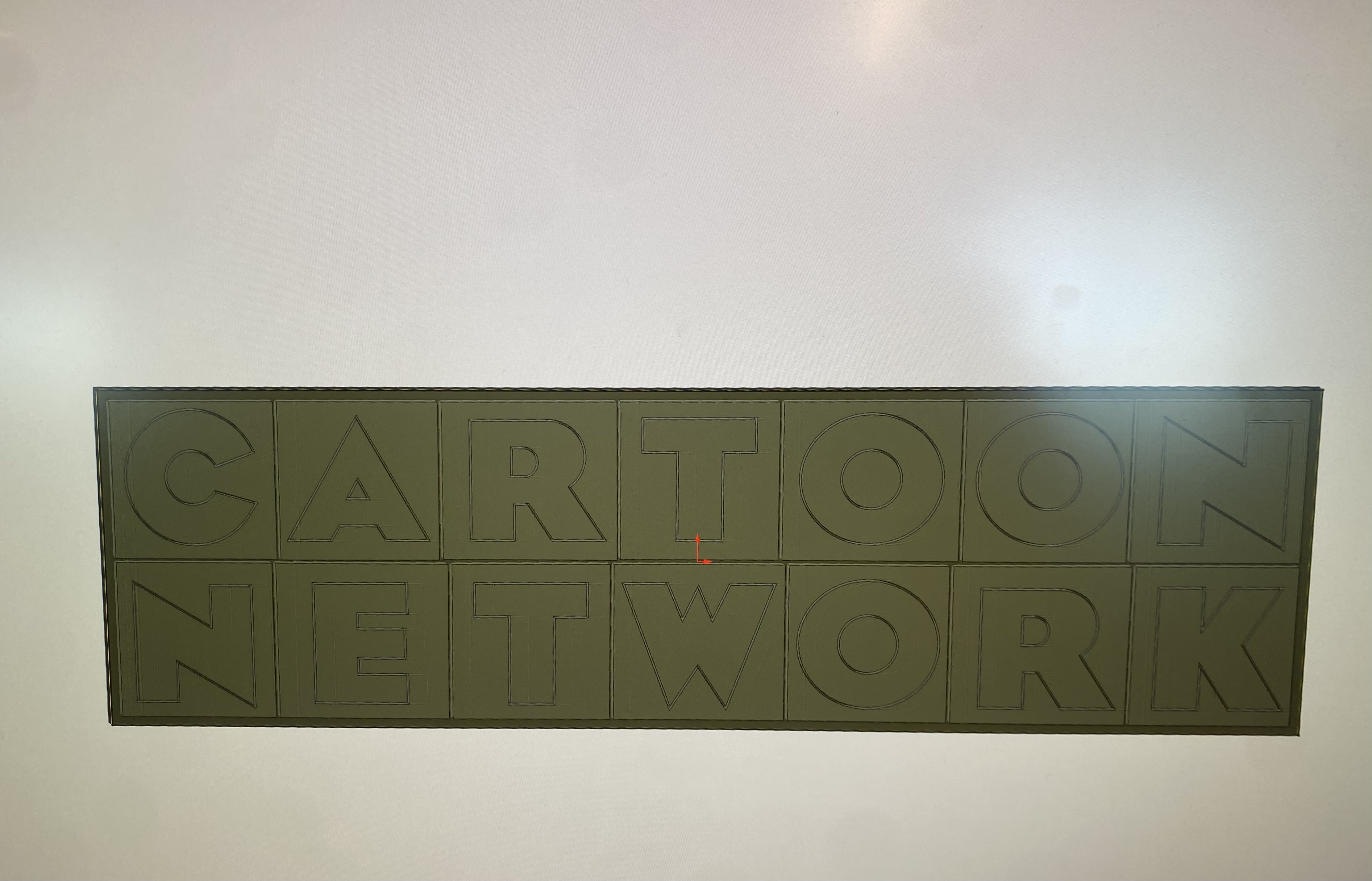 Cartoon Network Logo by AriG44 Download free STL model