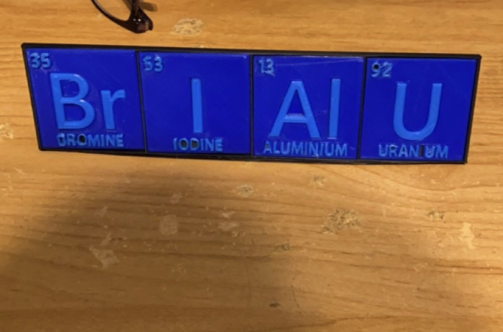 Periodic Placard