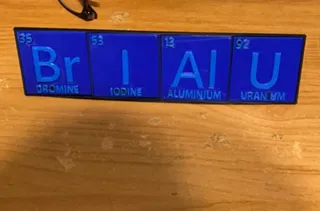 Periodic Placard