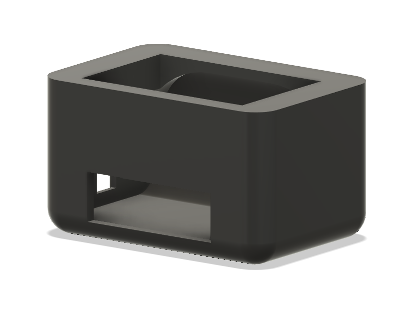 Arduino and 2x16 lcd I2c Crystal Top mountable case holder with hole