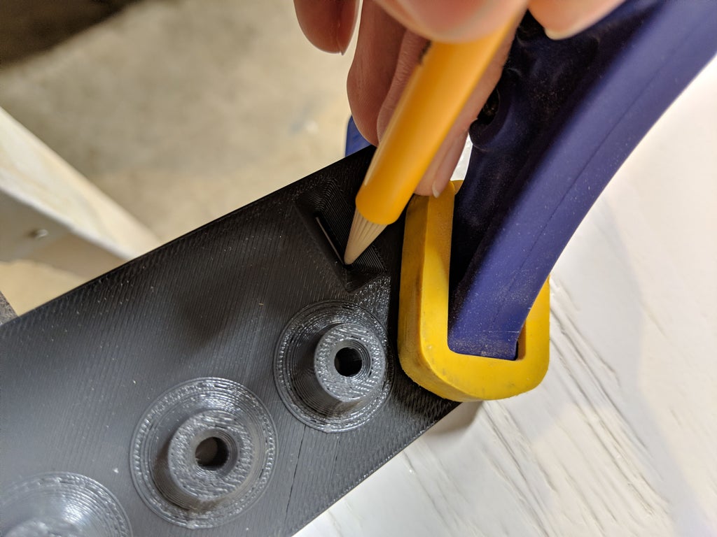 Drill Jig for Adjustable Shelf Pegs by AHoopyFrood Download free STL