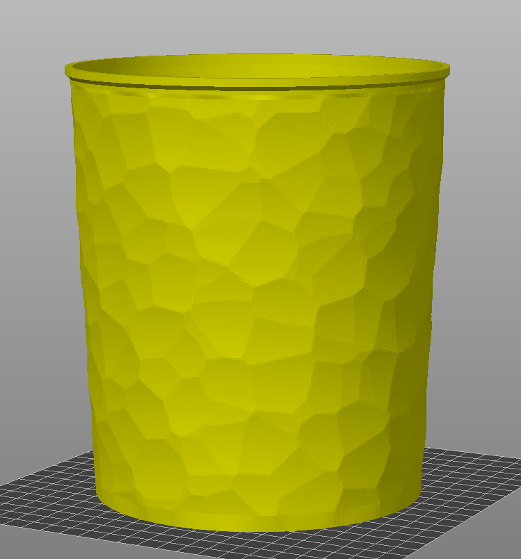 Voronoi surface trash can