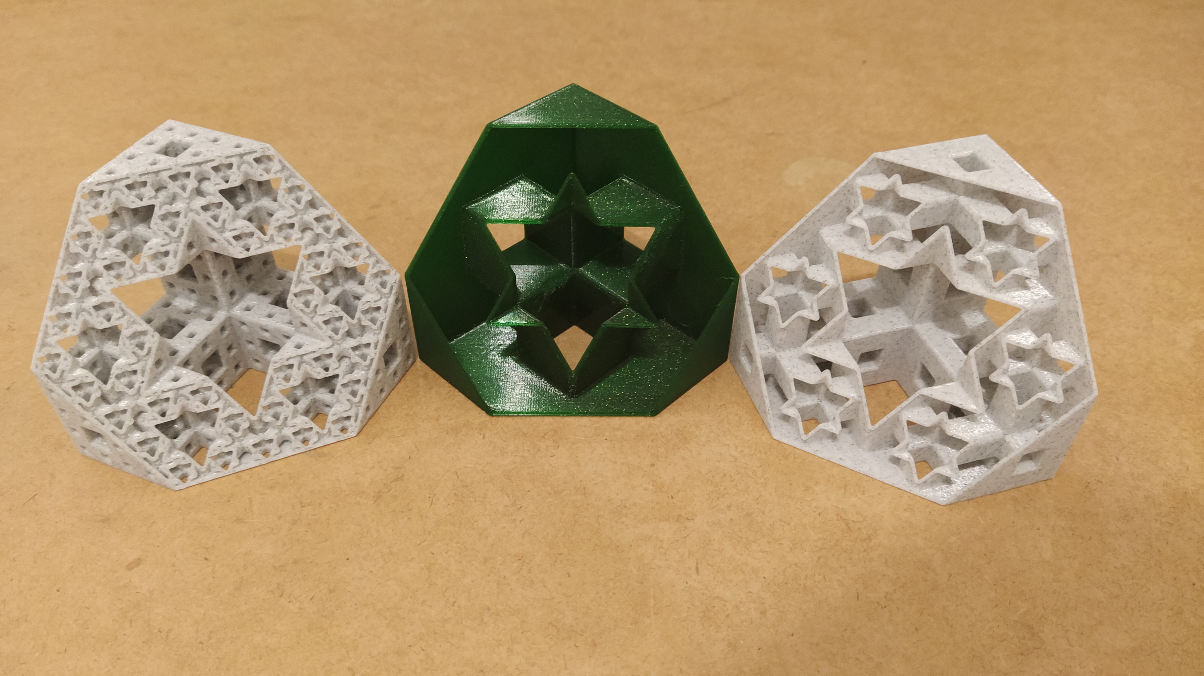 Miniatura 3 do modelo 3D Menger Sponges