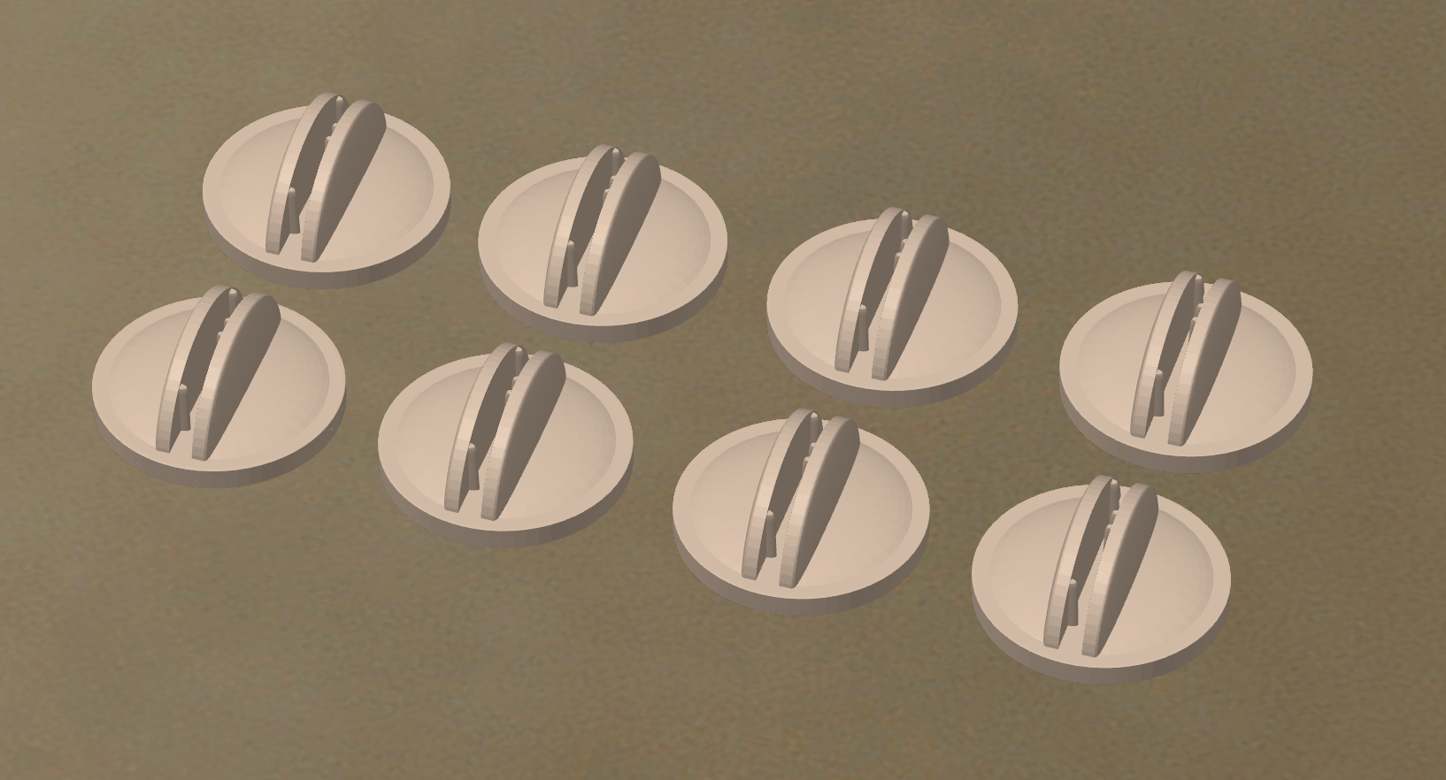 Clue Jr Game Pieces Stands by AKinferno Download free STL model