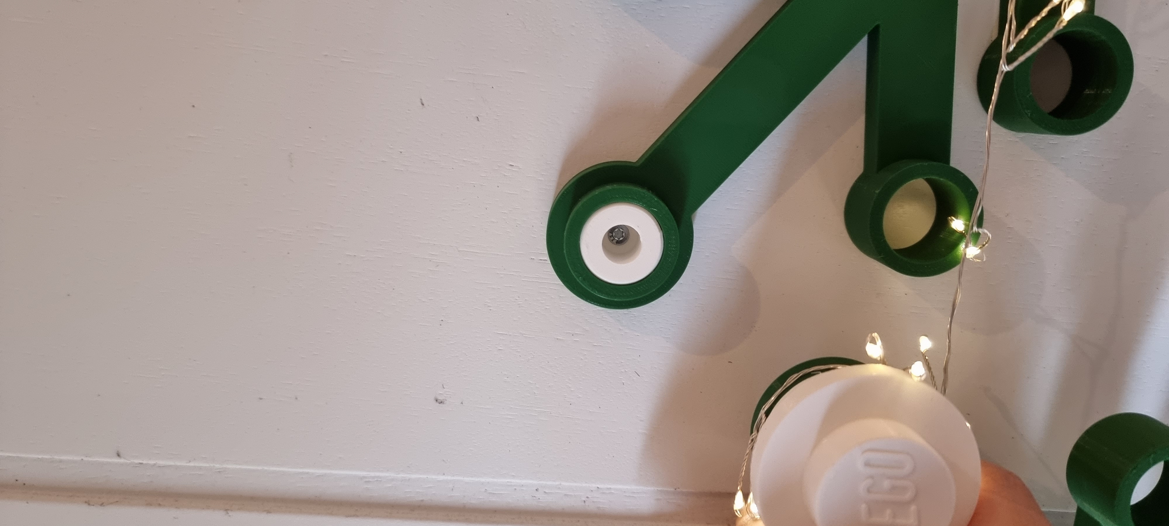 Giant Lego Wreath mounting peg