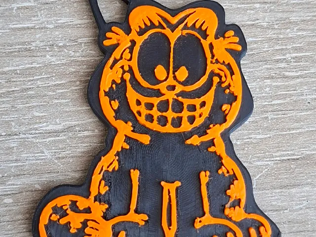 Garfield klíčenka