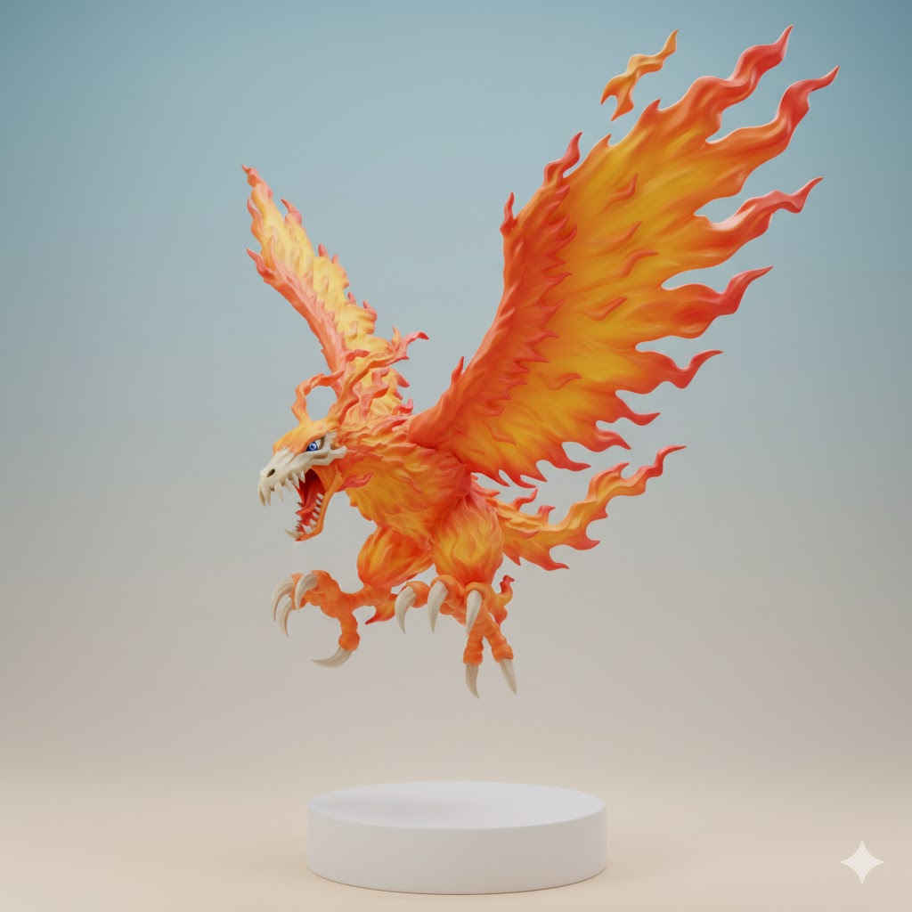 Birdramon Digimon Creature Model