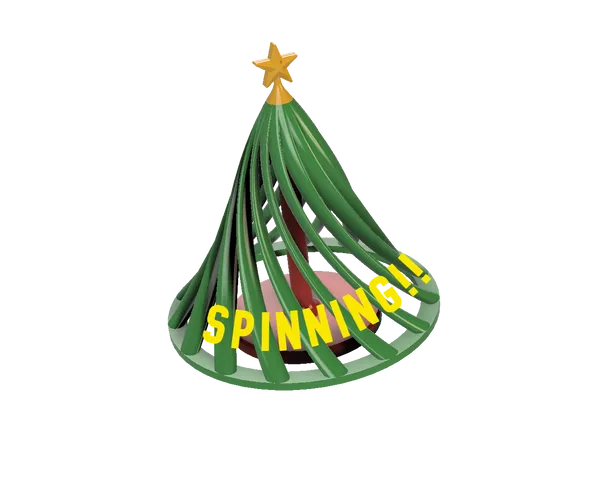 Spinning Christmas Tree