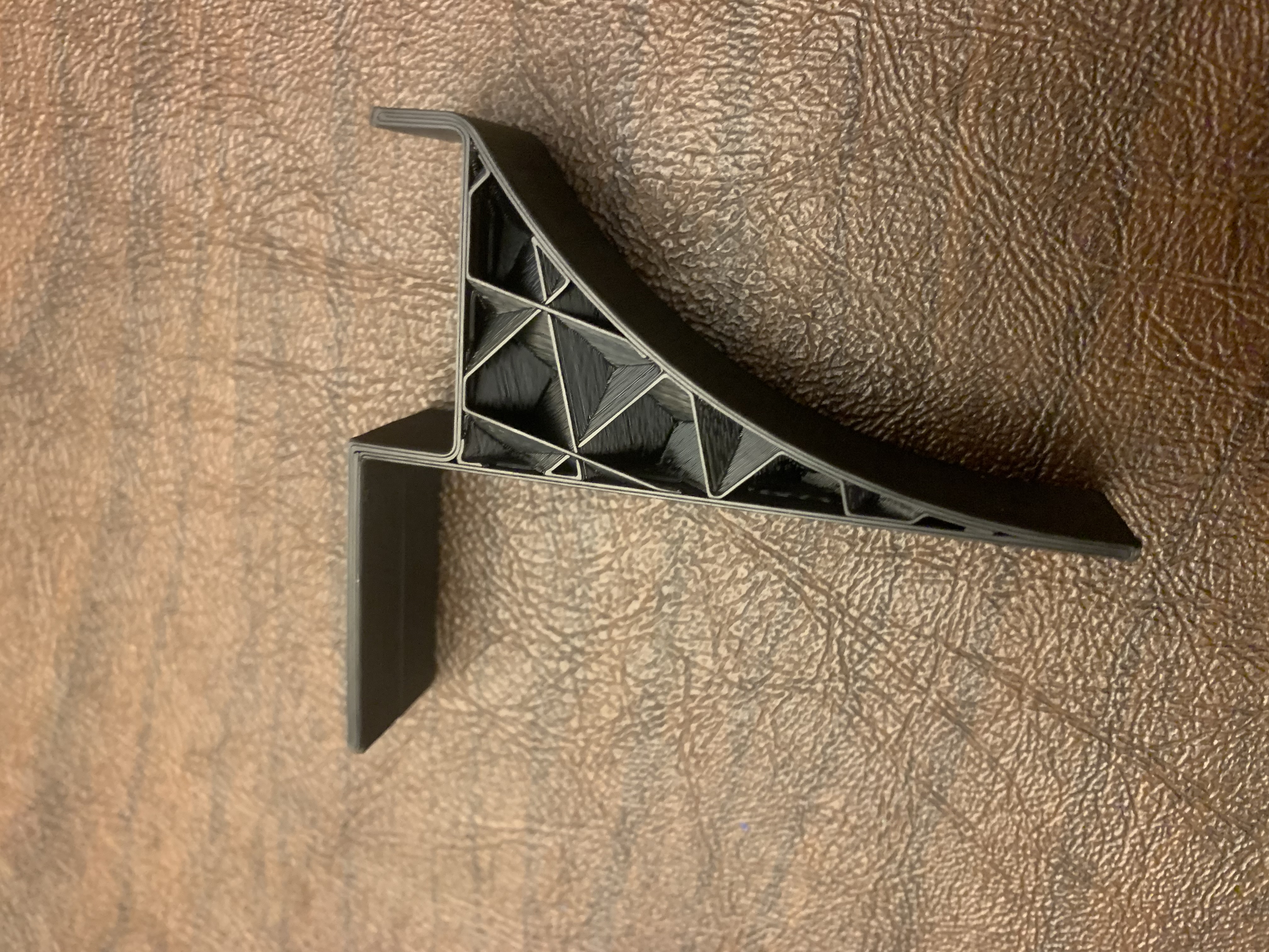 Monitor hook for headphones and headsets.