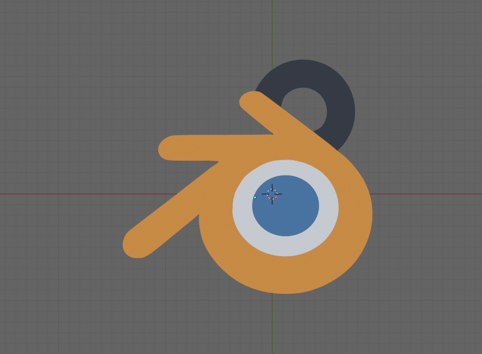 Blender Logo Keychain