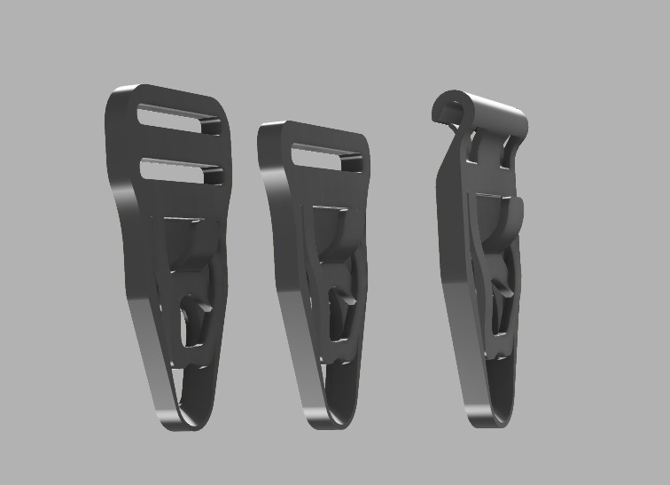Guitar strap Locking system by Sea Bison Download free STL model