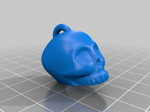 Skull box necklace
