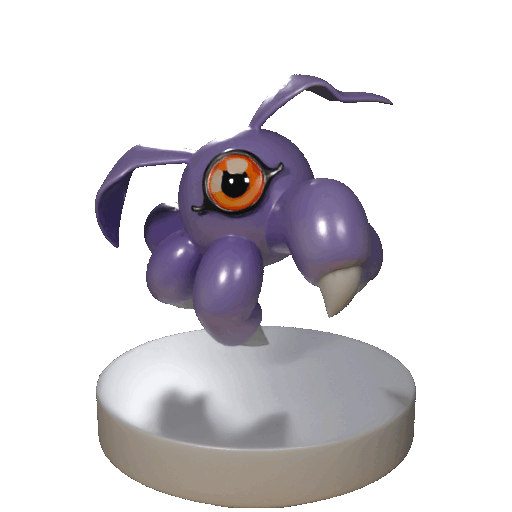 Miniatura 2 do modelo 3D Tsumemon Digimon Creature Model