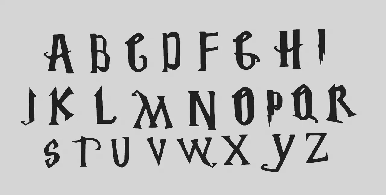 Free Harry Potter Printables and Fonts