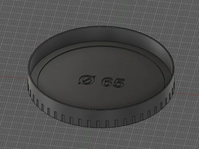 Lens cap (parametric)