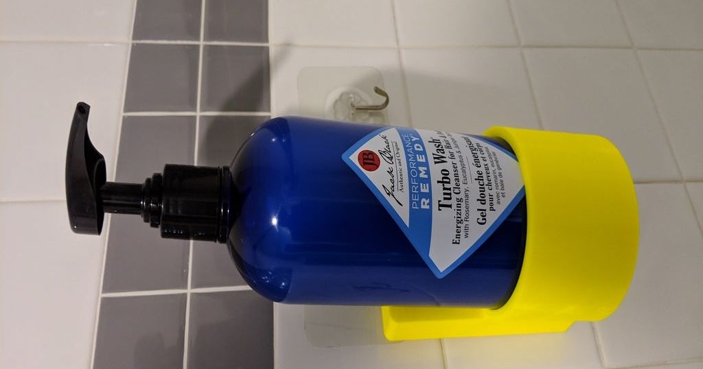 Jack black body wash holder/hanger by stellarhopper Download free STL
