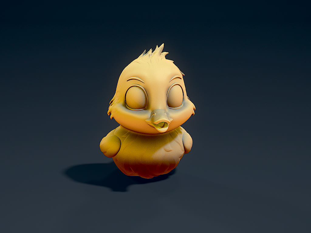 Miniatura 5 do modelo 3D Cute duckling