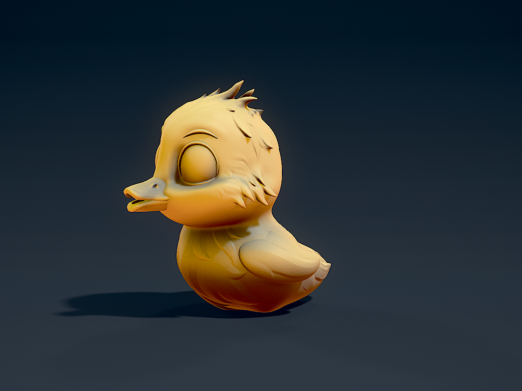 Miniatura 6 do modelo 3D Cute duckling